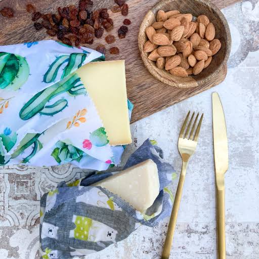 Beeswax Food Wraps (Set of 5)