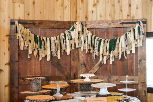 Knotted Fabric Garland