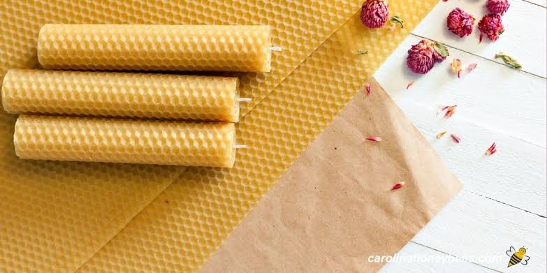 Rolled Beeswax Candles (Each - 2-3hrs)